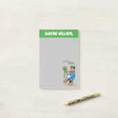 Sesamstraat | Oscar en Bruno, het Man afval Post-it® Notes (Op bureau)