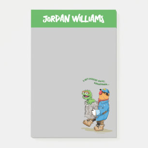 Sesamstraat   Oscar en Bruno, het Man afval Post-it® Notes