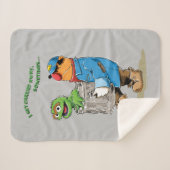 Sesamstraat | Oscar en Bruno, het Man afval Sherpa Deken (Voorkant (horizontaal))