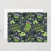 Sesamstraat | Oscar het Grouch Phrase Pattern Briefkaart (Voorkant / Achterkant)
