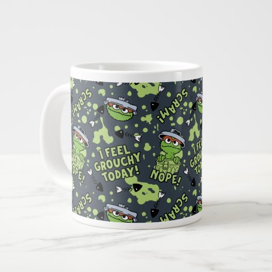 Sesamstraat | Oscar het Grouch Phrase Pattern Grote Koffiekop (Links)