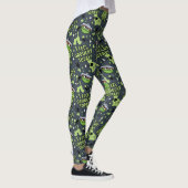 Sesamstraat | Oscar het Grouch Phrase Pattern Leggings (Rechts)
