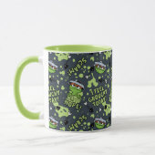 Sesamstraat | Oscar het Grouch Phrase Pattern Mok (Links)