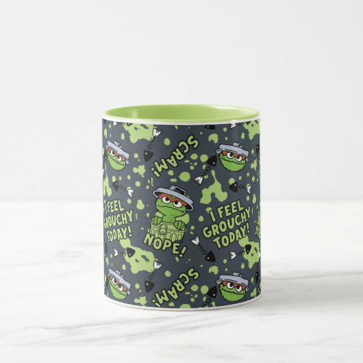 Sesamstraat | Oscar het Grouch Phrase Pattern Mok (Midden)
