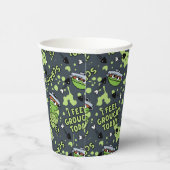Sesamstraat | Oscar het Grouch Phrase Pattern Papieren Bekers (Rechts)