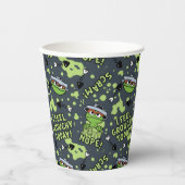 Sesamstraat | Oscar het Grouch Phrase Pattern Papieren Bekers (Voorkant)