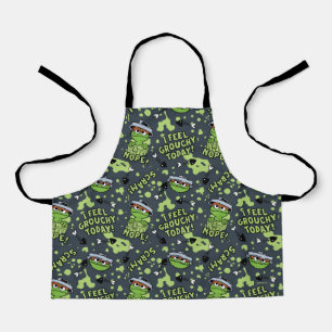 Sesamstraat Oscar het Grouch Phrase Pattern Schort