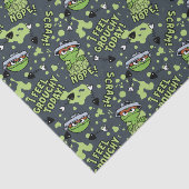 Sesamstraat | Oscar het Grouch Phrase Pattern Tissuepapier (Detail)