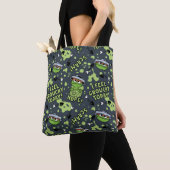 Sesamstraat | Oscar het Grouch Phrase Pattern Tote Bag (Dichtbij)