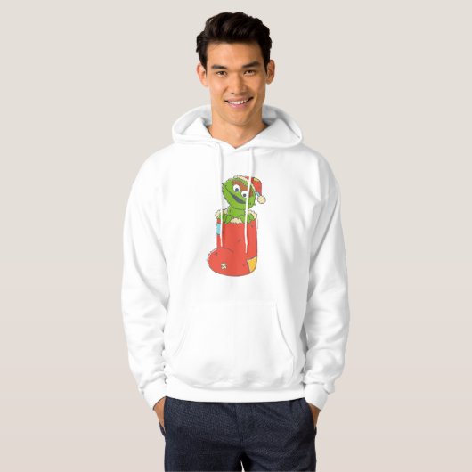 Sesamstraat |  Oscar in Stocking Hoodie (Voorkant volledig)