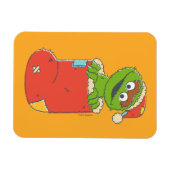 Sesamstraat |  Oscar in Stocking Magneet (Horizontaal)