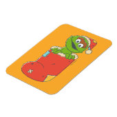 Sesamstraat |  Oscar in Stocking Magneet (Linkerzijde)
