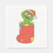 Sesamstraat |  Oscar in Stocking Servet (Voorkant)