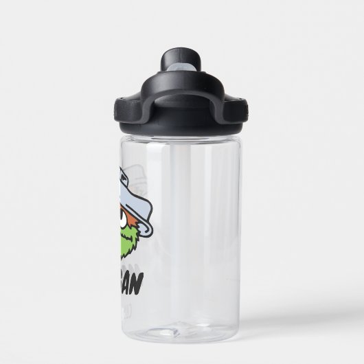 Sesamstraat | Oscar | Jouw namen toevoegen Waterfles (Achterkant)