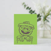 Sesamstraat | Oscar the Grouch Bright Briefkaart (Staand voorkant)