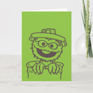 Sesamstraat   Oscar the Grouch Bright Kaart