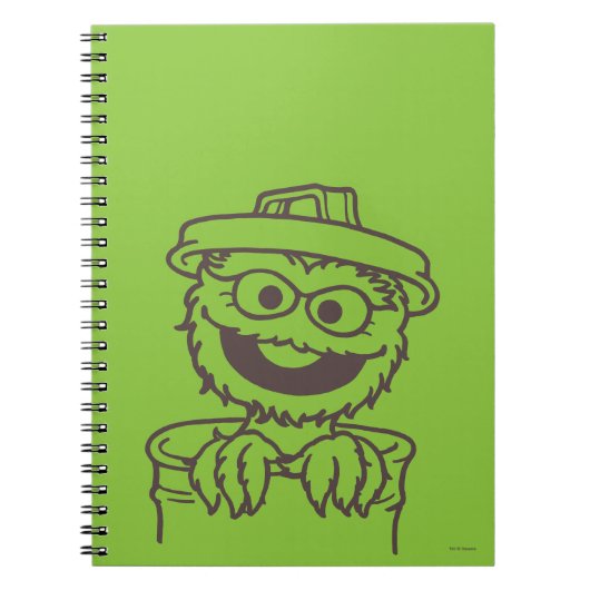 Sesamstraat | Oscar the Grouch Bright Notitieboek (Voorkant)