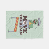 Sesamstraat | Oscar the Grouch Verplaats je blik Fleece Deken (Voorkant (Horizontaal))