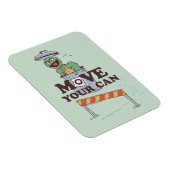 Sesamstraat | Oscar the Grouch Verplaats je blik Magneet (Rechterzijde)