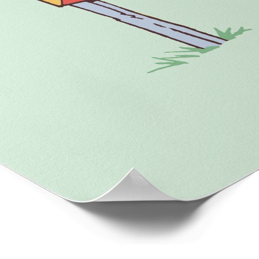 Sesamstraat | Oscar the Grouch Verplaats je blik Poster (Hoek)