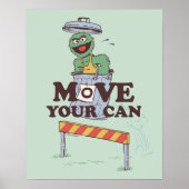 Sesamstraat | Oscar the Grouch Verplaats je blik Poster (Voorkant)
