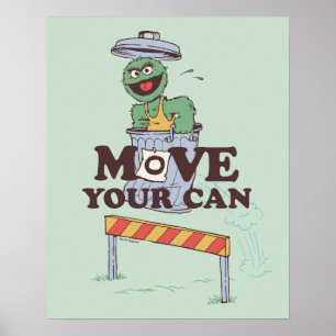 Sesamstraat   Oscar the Grouch Verplaats je blik Poster