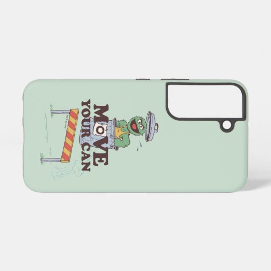 Sesamstraat | Oscar the Grouch Verplaats je blik Samsung Galaxy Hoesje (Achterkant horizontaal)