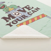 Sesamstraat | Oscar the Grouch Verplaats je blik Sherpa Deken (3/4)