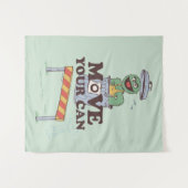 Sesamstraat | Oscar the Grouch Verplaats je blik Wandkleed (Voorkant (horizontaal))