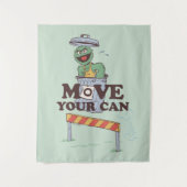 Sesamstraat | Oscar the Grouch Verplaats je blik Wandkleed (Voorkant)