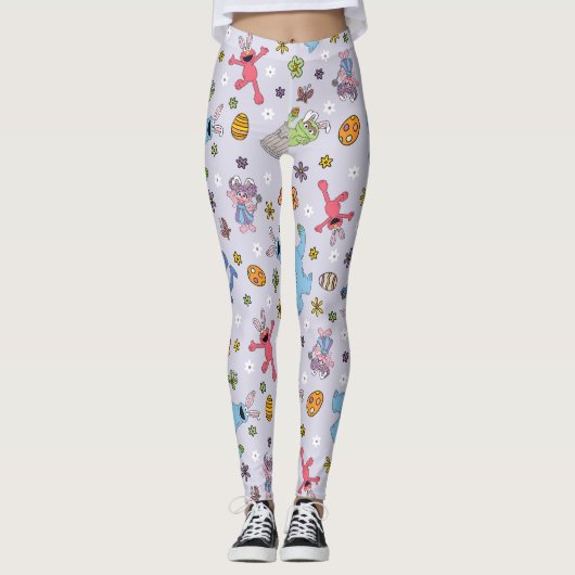 Sesamstraat paashaas patroon leggings (Voorkant)