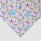 Sesamstraat paashaas patroon tissuepapier (Detail)