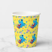Sesamstraat Paasmandpatroon Papieren Bekers (Achterkant)