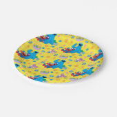 Sesamstraat Paasmandpatroon Papieren Bordje (Gekanteld)