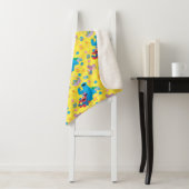 Sesamstraat Paasmandpatroon Sherpa Deken (In situ)