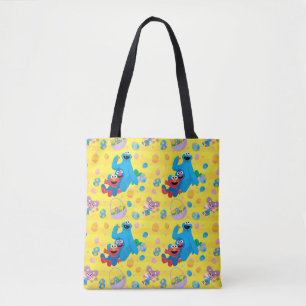 Sesamstraat Paasmandpatroon Tote Bag