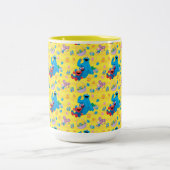 Sesamstraat Paasmandpatroon Tweekleurige Koffiemok (Center)