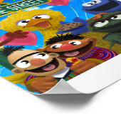 Sesamstraat personages | Feestscène Poster (Hoek)