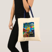 Sesamstraat personages | Feestscène Tote Bag (Voorkant (product))