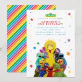 Sesamstraat personages kaart (Voorkant / Achterkant)