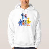 Sesamstraat personages | Wees aardig - Gebarentaal Hoodie (Voorkant)