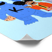 Sesamstraat personages | Wees aardig - Gebarentaal Poster (Hoek)