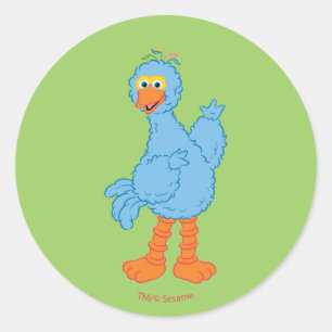 Sesamstraat Pino Ronde Sticker