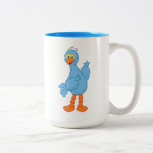 Sesamstraat Pino Tweekleurige Koffiemok