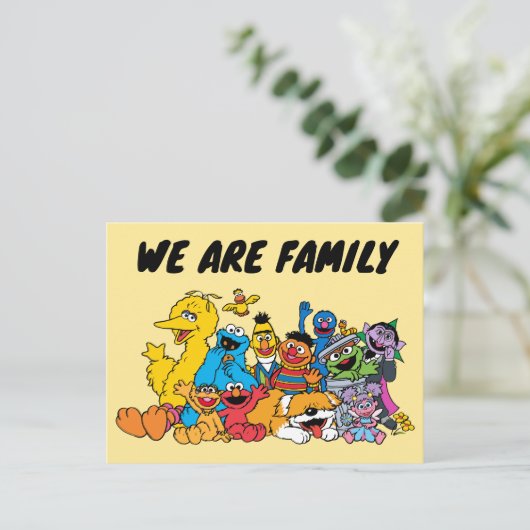 Sesamstraat | Portret Sesame Pals Group Briefkaart (Staand voorkant)