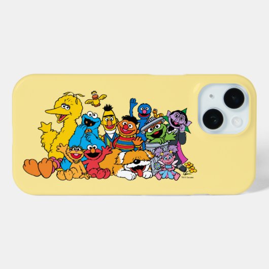 Sesamstraat | Portret Sesame Pals Group Case-Mate iPhone Case (Achterkant (horizontaal))