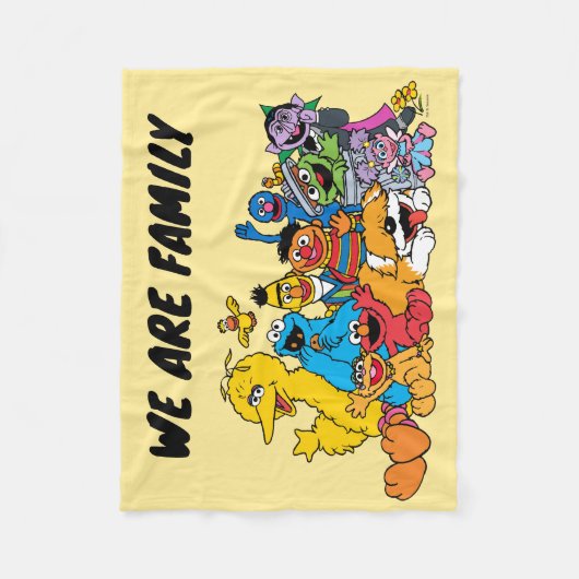 Sesamstraat | Portret Sesame Pals Group Fleece Deken (Voorkant)