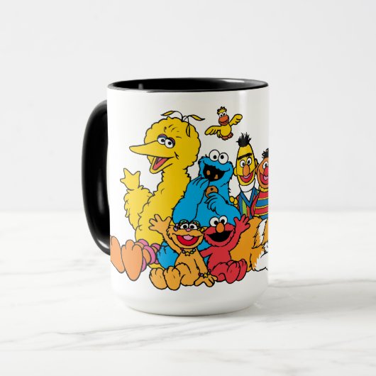 Sesamstraat | Portret Sesame Pals Group Mok (Voorkant links)