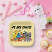 Sesamstraat | Portret Sesame Pals Group Papieren Bordje (Feest)