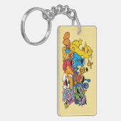 Sesamstraat | Portret Sesame Pals Group Sleutelhanger (Voorkant Links)